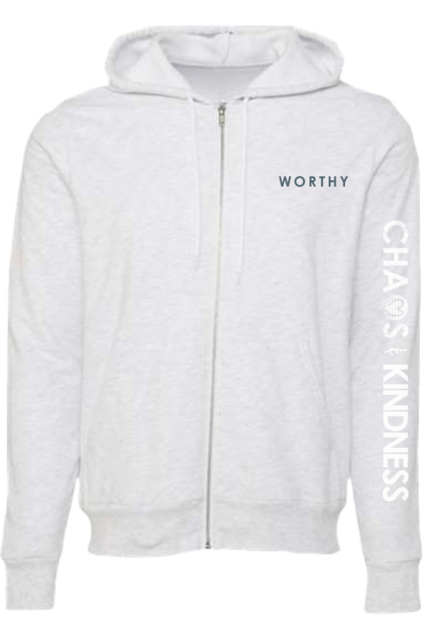 WORTHY ZIP HOODIE