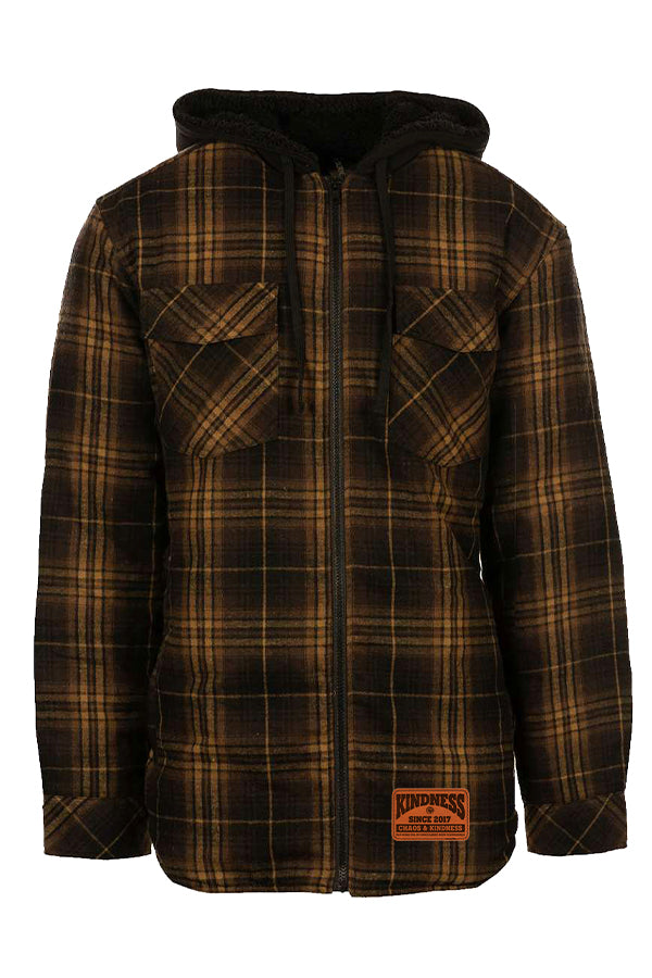 Flannel zip jacket best sale