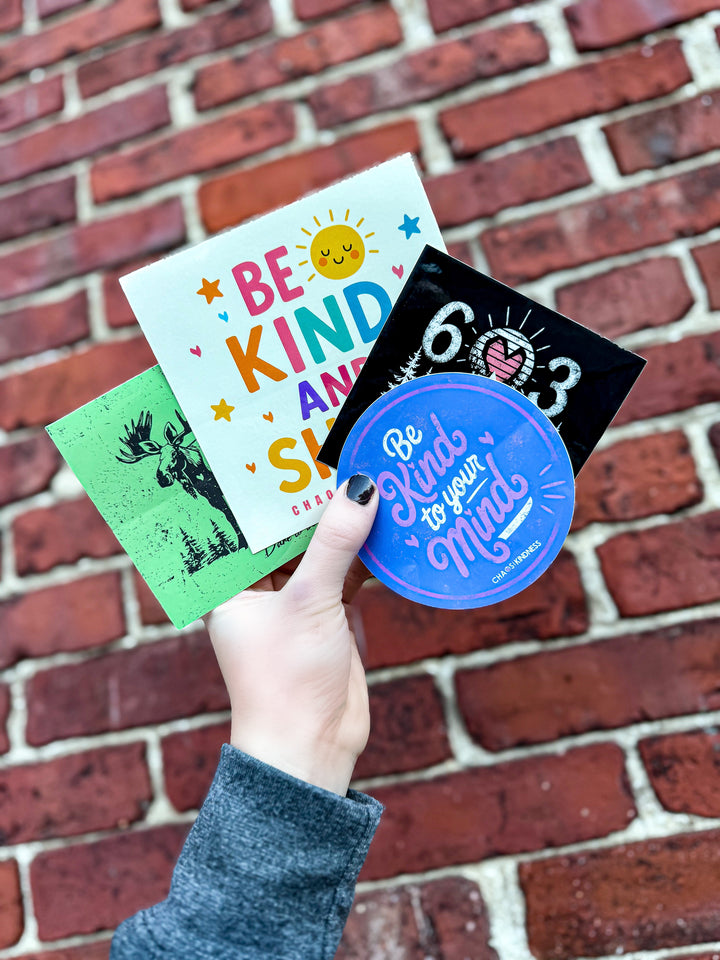 BE KIND TO YOUR MIND STICKER