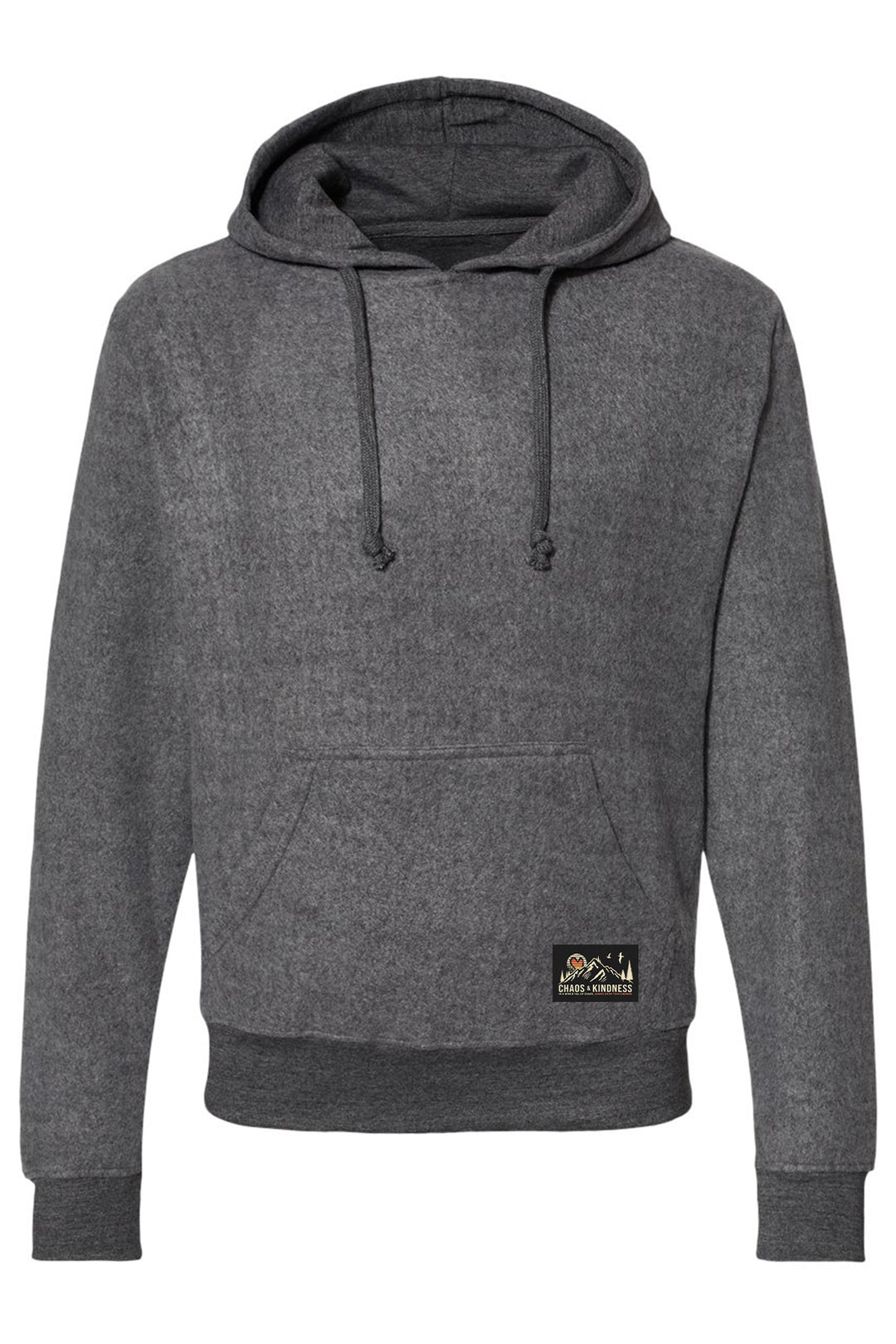 FLIP SIDE FLEECE PATCHED HOODIE