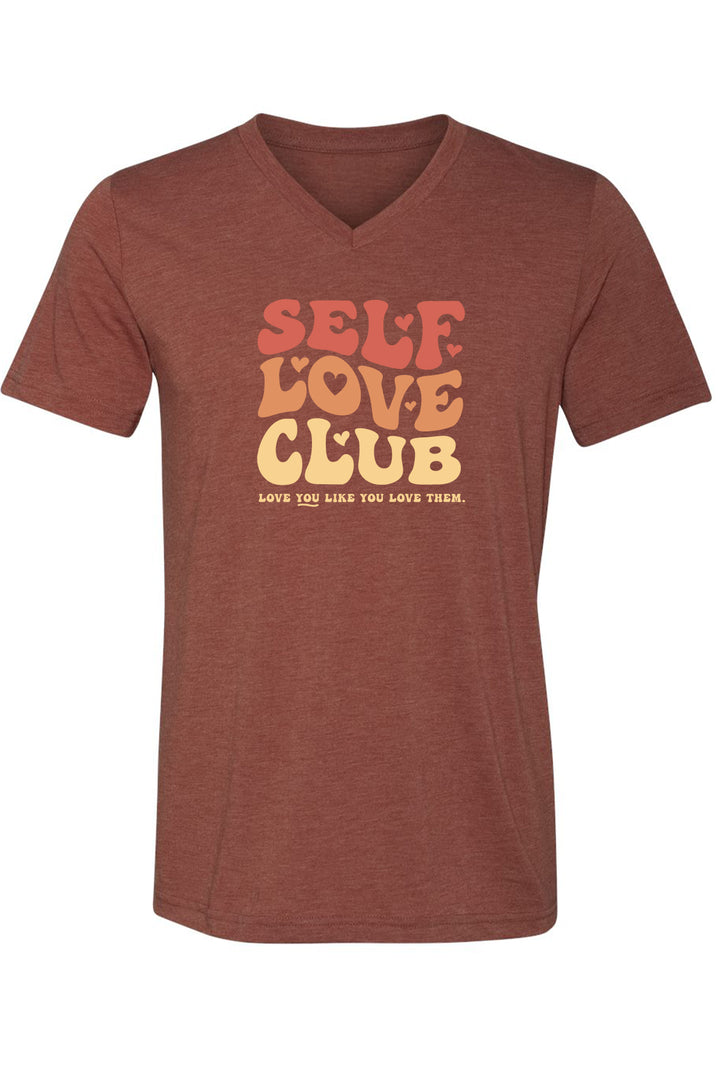 SELF LOVE CLUB V-NECK TEE