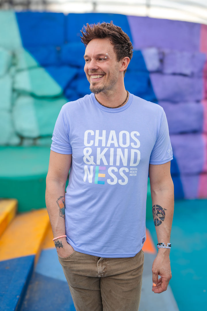 CK STACK LOGO TEE | LILAC PURPLE