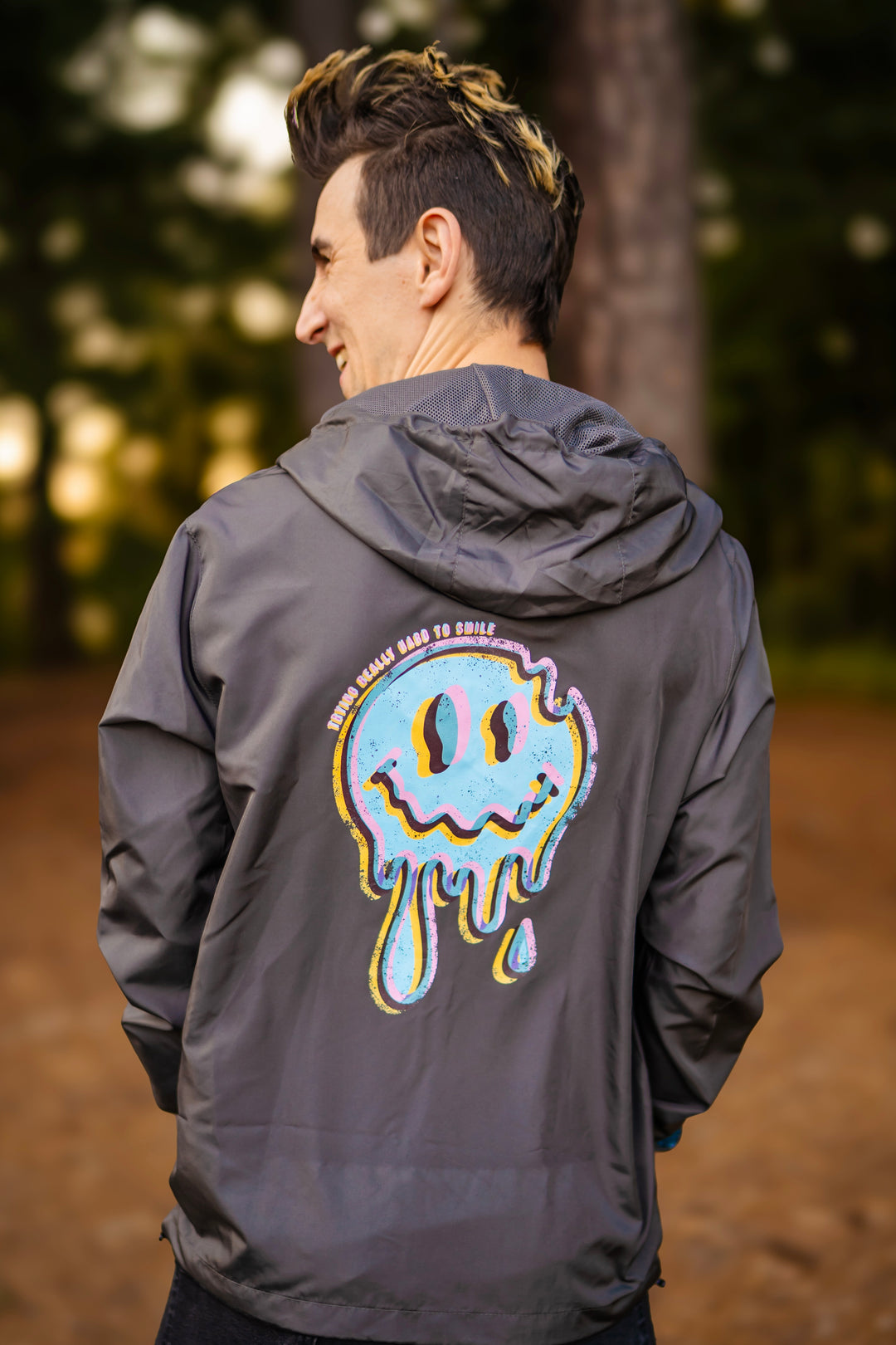 TRYING HARD TO SMILE WINDBREAKER