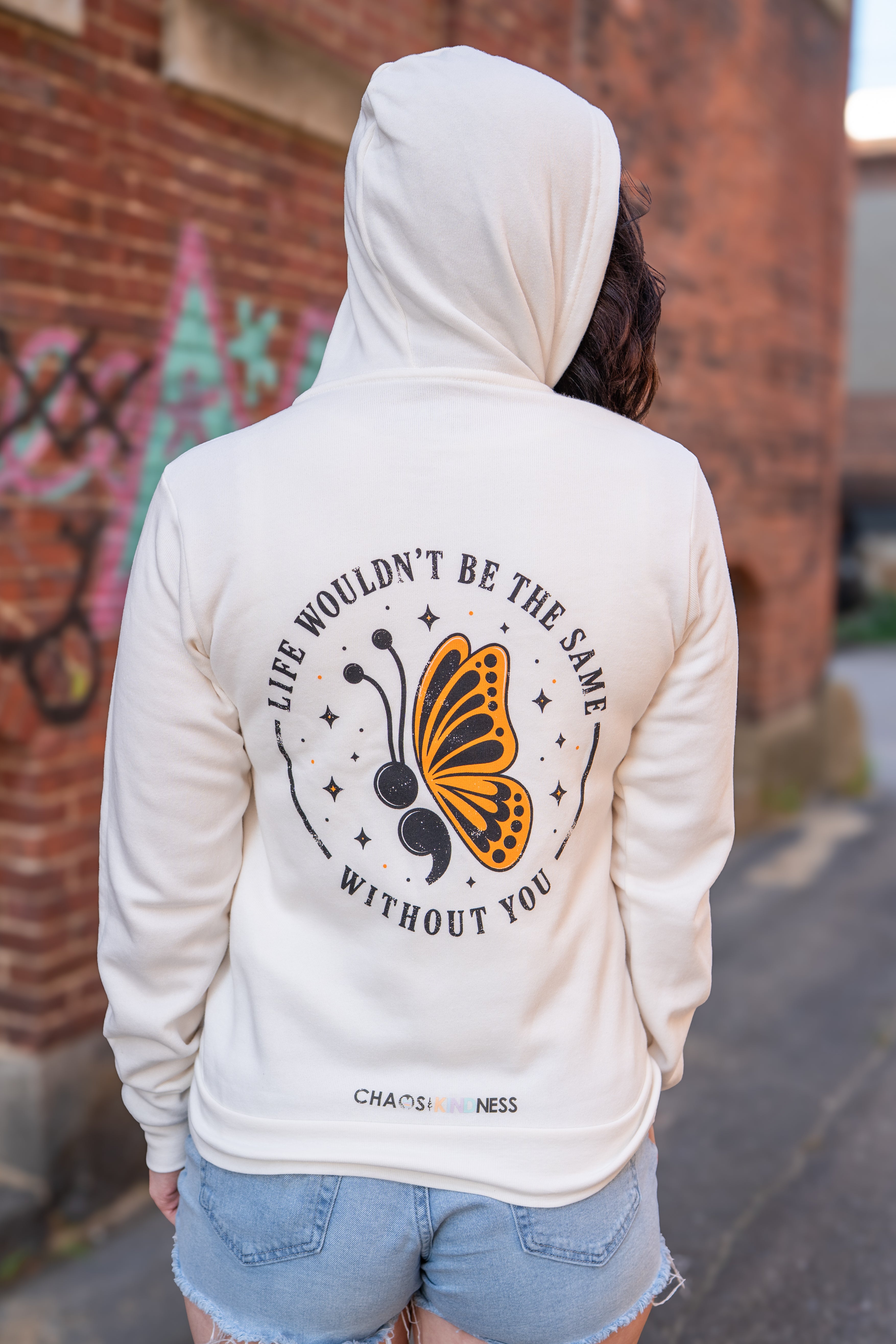 STAY ZIP HOODIE – Chaos & Kindness
