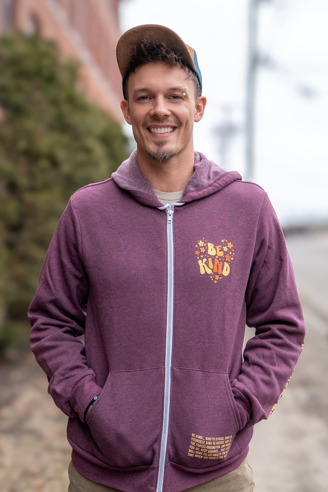 HARVEST KINDNESS ZIP HOODIE