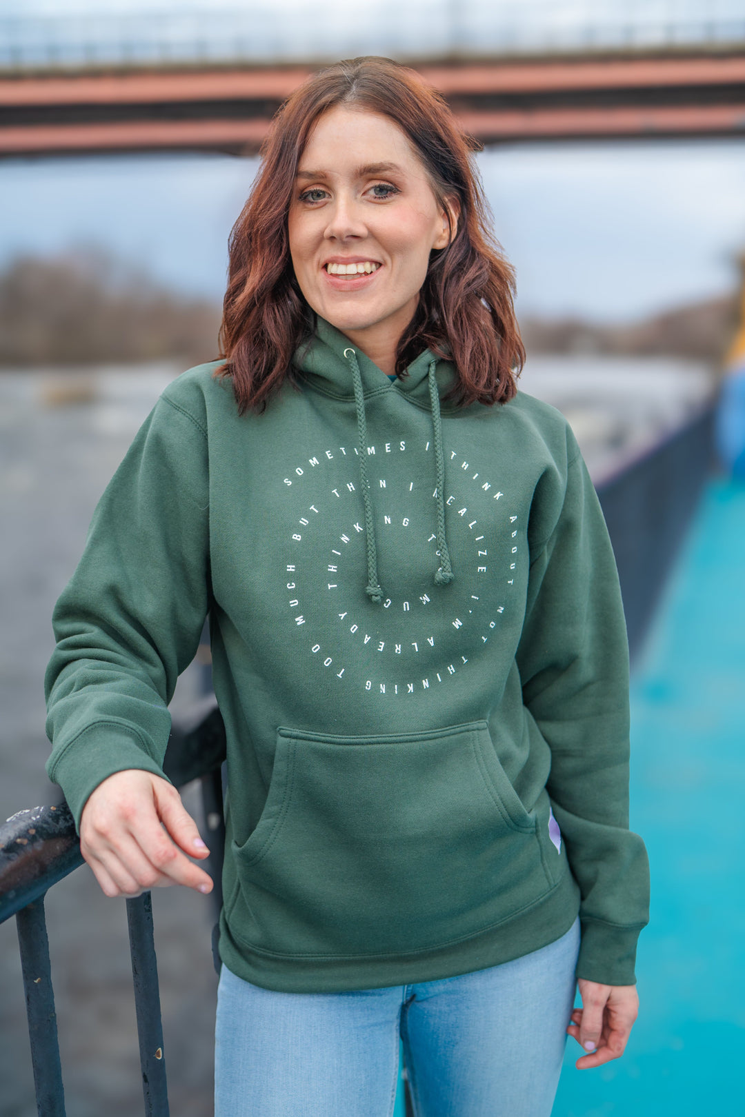 THINK TOO MUCH HEAVYWEIGHT HOODIE